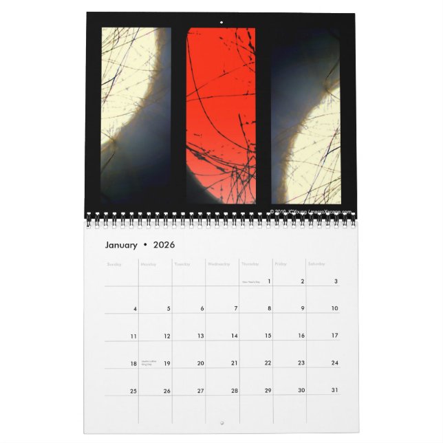 Calendrier Mural Macro de 2011 impressionnistes (Jan 2026)