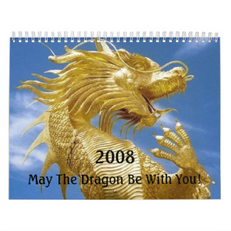 Calendrier Mural Mail de chance de dragon