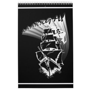 Calendrier Mural MAL ! Ce sera un bateau pirate !