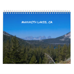 Calendrier Mural Mammoth Lakes 2015