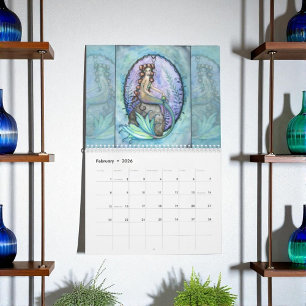 Calendrier mural Mermaid par Molly Harrison