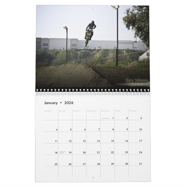 Calendrier Mural MotoMontage (Jan 2026)