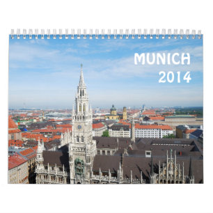 Calendrier Mural Munich 2014