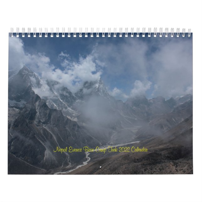 Calendrier Mural Népal Mont Everest Base Camp 2 (Protection)