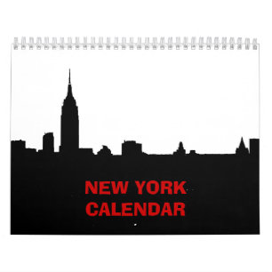 Calendrier Mural New York (noir et blanc)