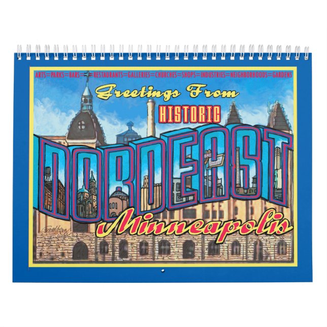 CALENDRIER MURAL NORDEAST MINNEAPOLIS (Protection)