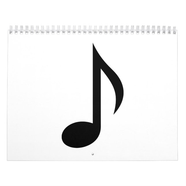 Calendrier Mural Note de musique (Protection)