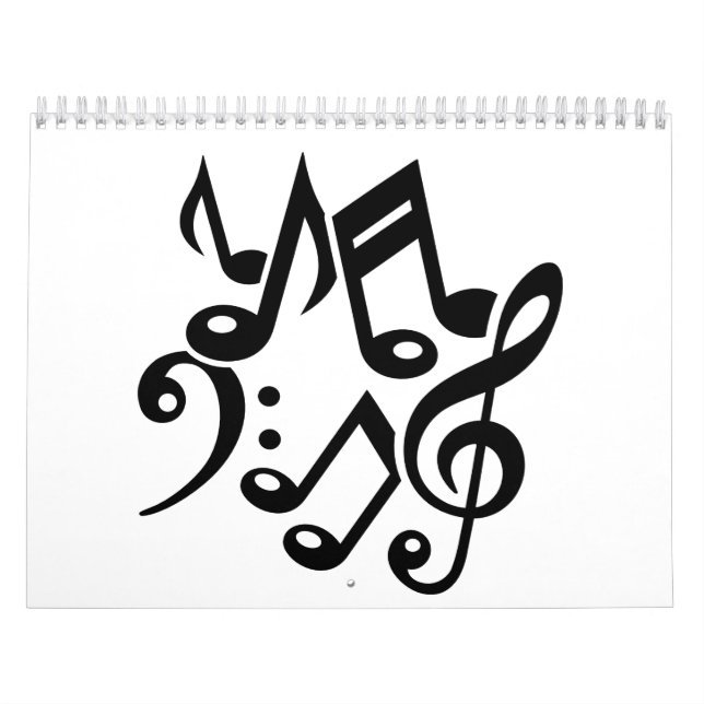 Calendrier Mural Note la musique classique (Protection)