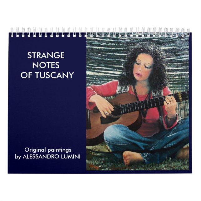 CALENDRIER MURAL NOTES ÉTRANGES DE LA TOSCANE 2016 (Protection)