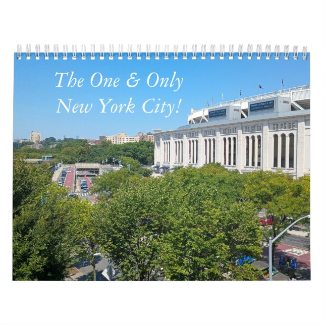 Calendrier mural NYC unique et unique (Protection)