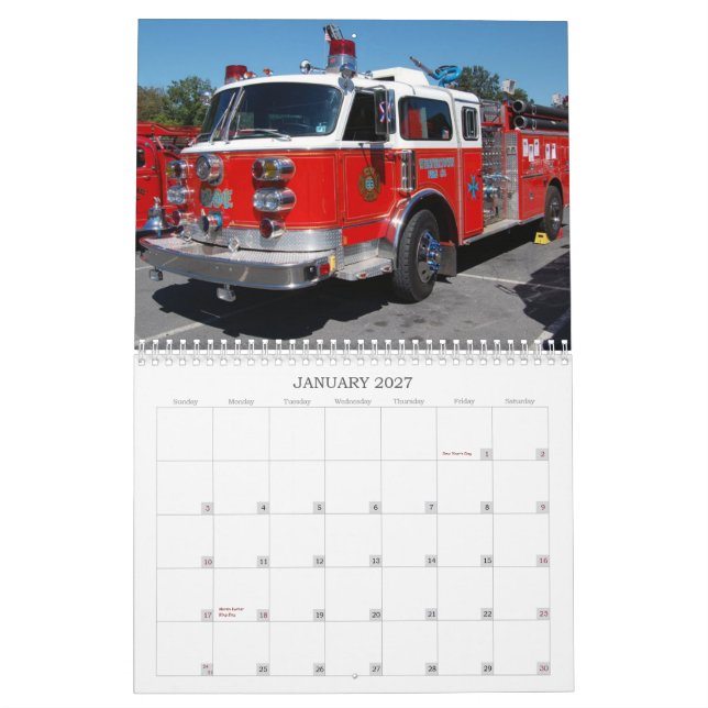 Calendrier Mural ODHFS 2008 - PIC simple par mois (Jan 2027)