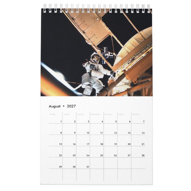 Calendrier Mural Odyssée spatiale (Aug 2027)