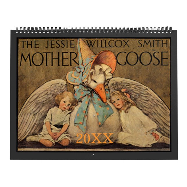 Calendrier Mural Oie de mère de Jessie Willcox Smith (Protection)