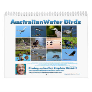 Calendrier Mural Oiseaux d'eau australiens