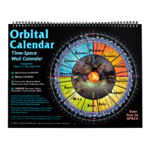 Calendrier mural orbital du Temps-Espace 2016
