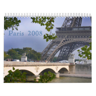 Calendrier Mural Paris 2008