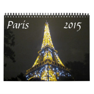 Calendrier Mural Paris 2015