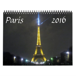 Calendrier Mural Paris 2016
