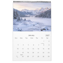 Calendrier mural paysage 2027 Une année dans la na