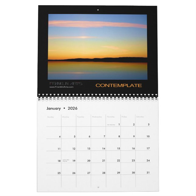 Calendrier Mural Paysages 2012 (Jan 2026)