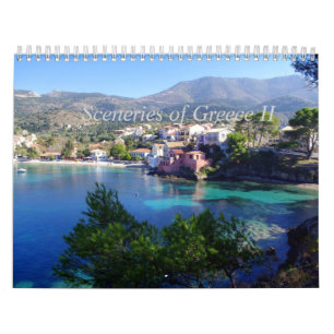Calendrier Mural Paysages de Grèce II