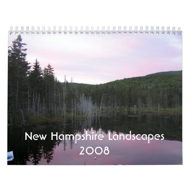 Calendrier Mural Paysages du New Hampshire 2024 (Protection)
