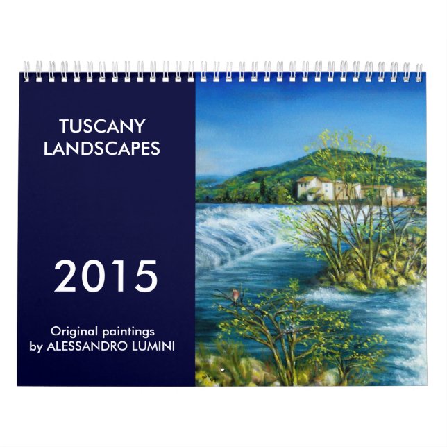CALENDRIER MURAL PAYSAGES TOSCANES 2015 (Protection)