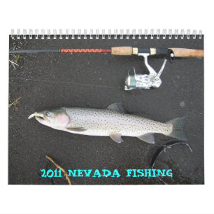 CALENDRIER MURAL PÊCHE 2011 DU NEVADA