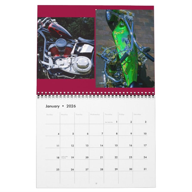 Calendrier Mural Peinture de Perewitz (Jan 2026)