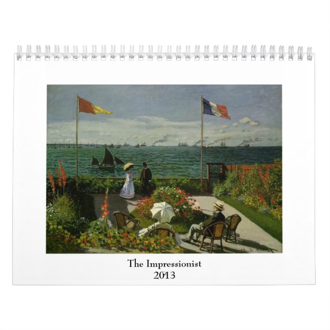 Calendrier Mural Peintures impressionnistes célèbres 2013 (Protection)