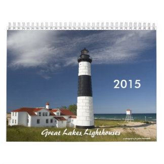 Calendrier Mural Phares de Great Lakes