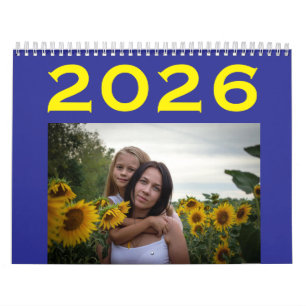 CALENDRIER MURAL PHOTO PERSONNALISÉ 2026