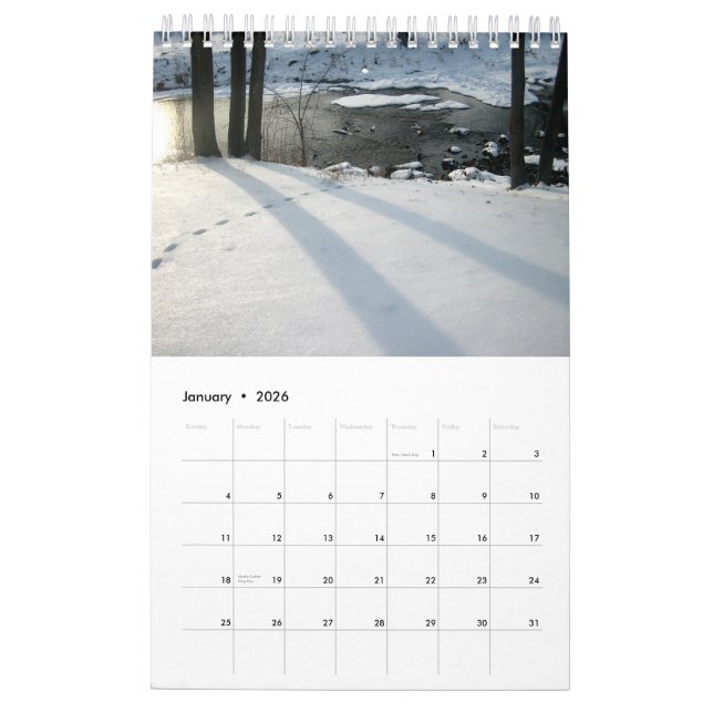 Calendrier Mural Photographie de ferme du centre de l'Amérique (Jan 2026)