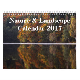 Calendrier Mural Photographie de la nature et du paysage 2017