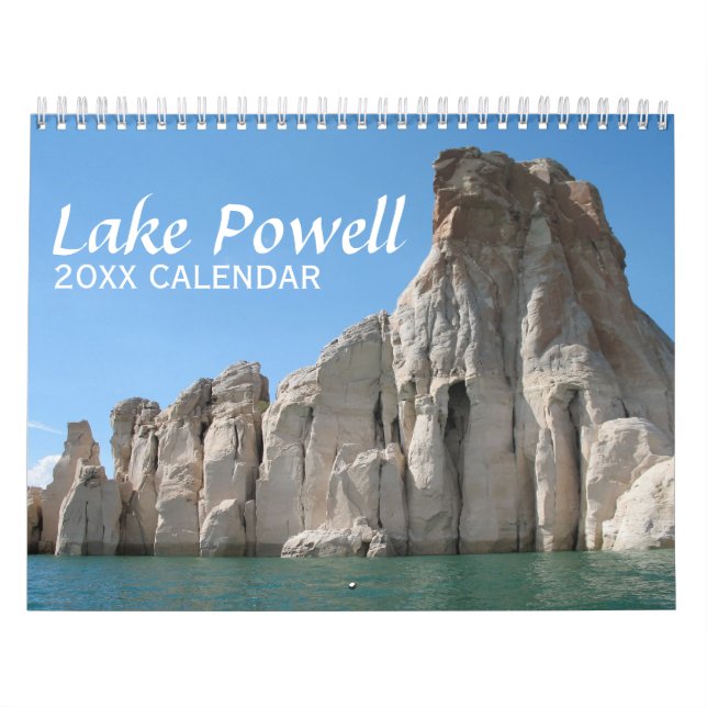Calendrier Mural Photographie de voyage du lac Powell (Protection)