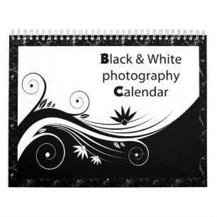 Calendrier Mural Photographie noire et blanche