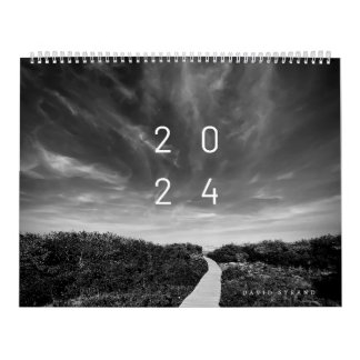 Calendrier mural - Photos de paysage noir et blanc