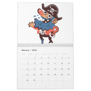Calendrier Mural Pirate - Random
