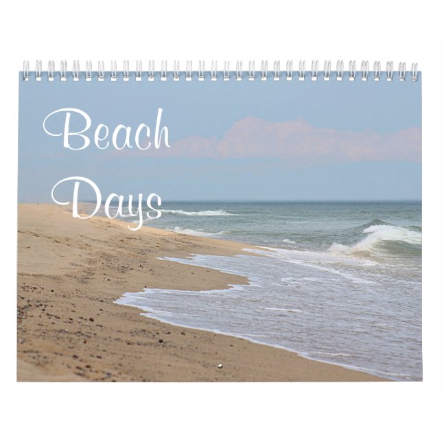 Calendrier Mural Plages (Protection)