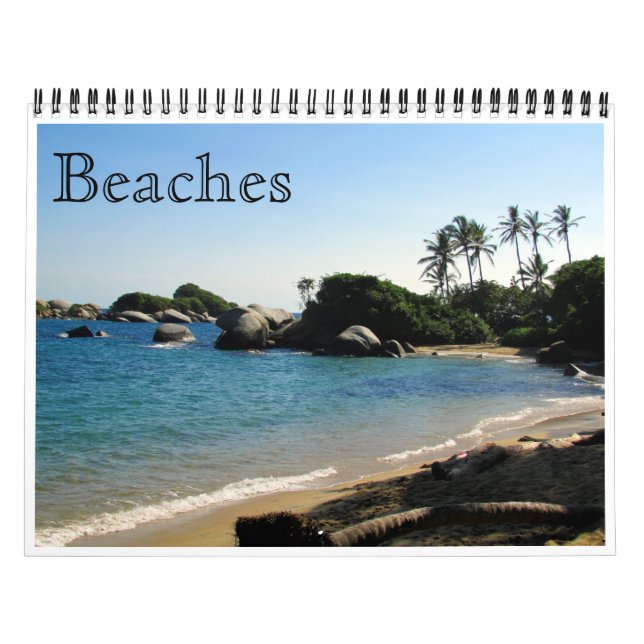 Calendrier Mural plages 2026 (Protection)