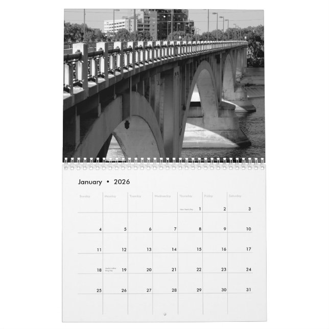Calendrier Mural Ponts 2011 (Jan 2026)