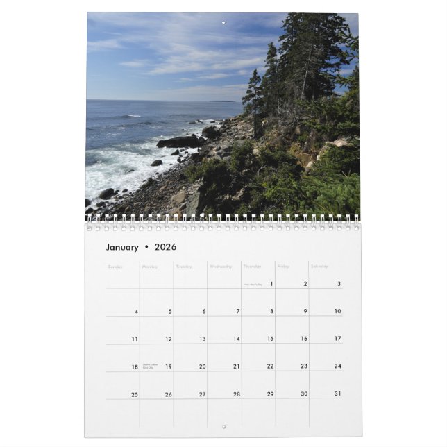 Calendrier Mural Port de 2009 barres, JE (Jan 2026)