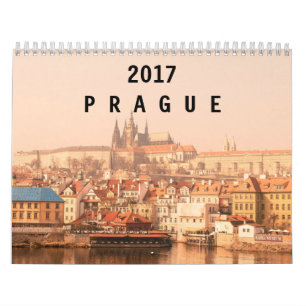 Calendrier Mural Prague 2017