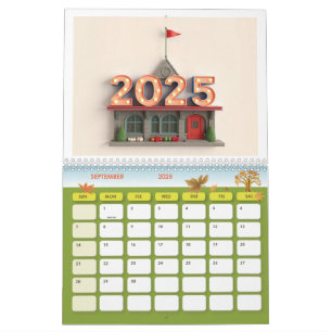 Calendrier mural Premium 2025 - élégant et fonctio