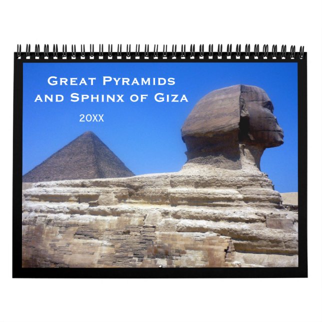 Calendrier Mural pyramides 2026 (Protection)