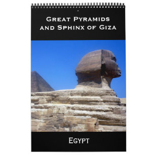 Calendrier Mural pyramides egypte