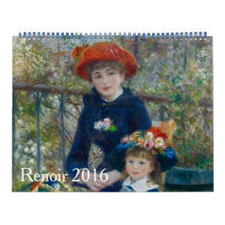 Calendrier Mural Renoir 2016