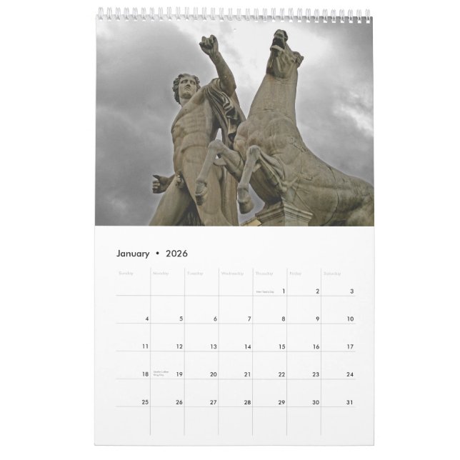 Calendrier Mural ROME la ville éternelle (Jan 2026)