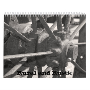 Calendrier Mural Rural et rustique