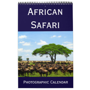 Calendrier Mural safari photographique africain 2026